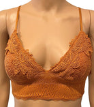 Lace Combo Bralette - Burnt Orange-Bralette-Listicle-Go Big U, Women's Fashion Boutique Located in Dallas, TX