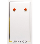 Star Studs - Orange-Earrings-Linny-Go Big U, Women's Fashion Boutique Located in Dallas, TX