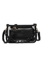 Double Strap Clear Crossbody-crossybody-Jen & Co.-Go Big U, Women's Fashion Boutique Located in Dallas, TX