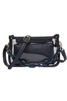 Double Strap Clear Crossbody-crossybody-Jen & Co.-Go Big U, Women's Fashion Boutique Located in Dallas, TX