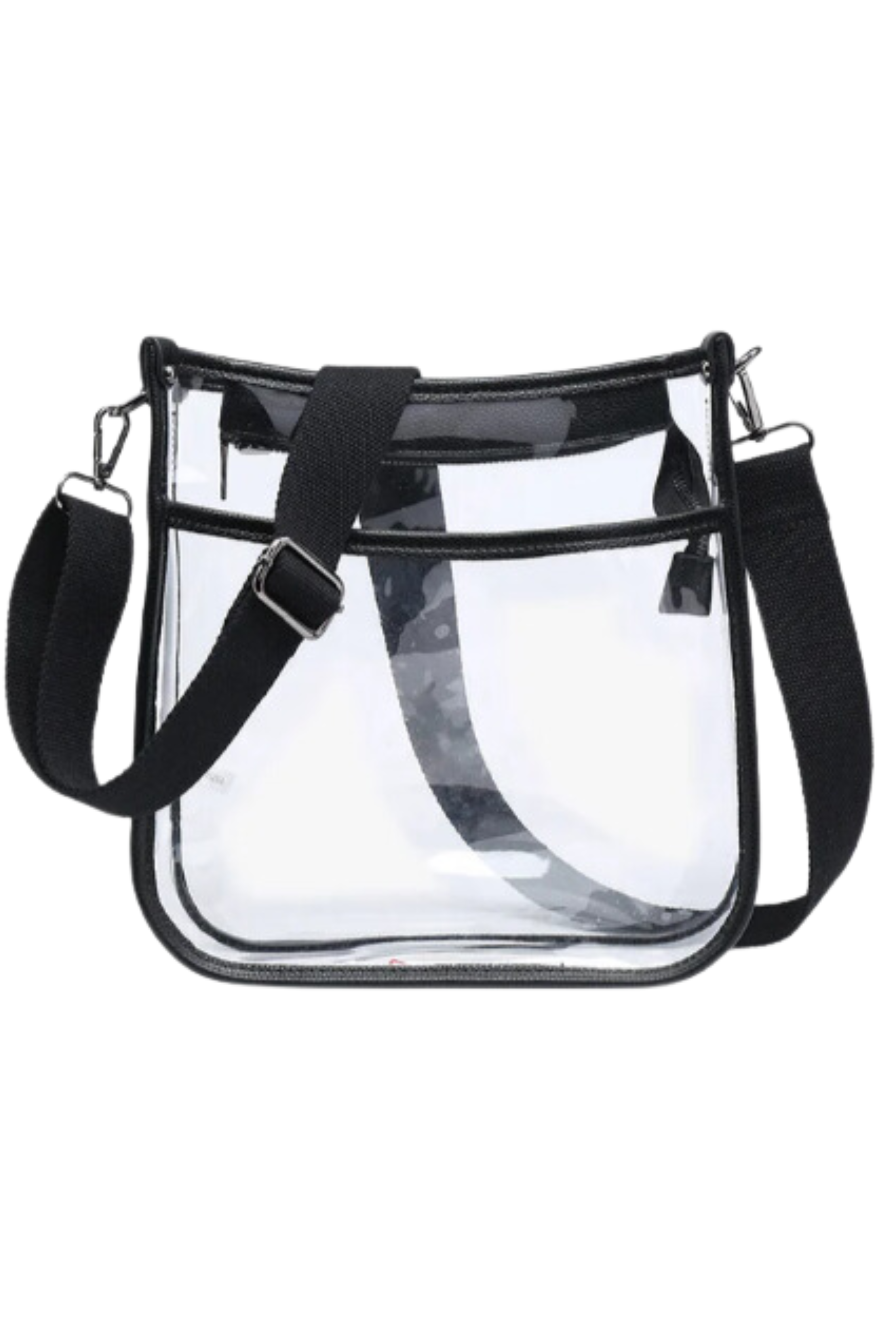 Large Clear Crossbody-crossybody-Jen & Co.-Go Big U, Women's Fashion Boutique Located in Dallas, TX