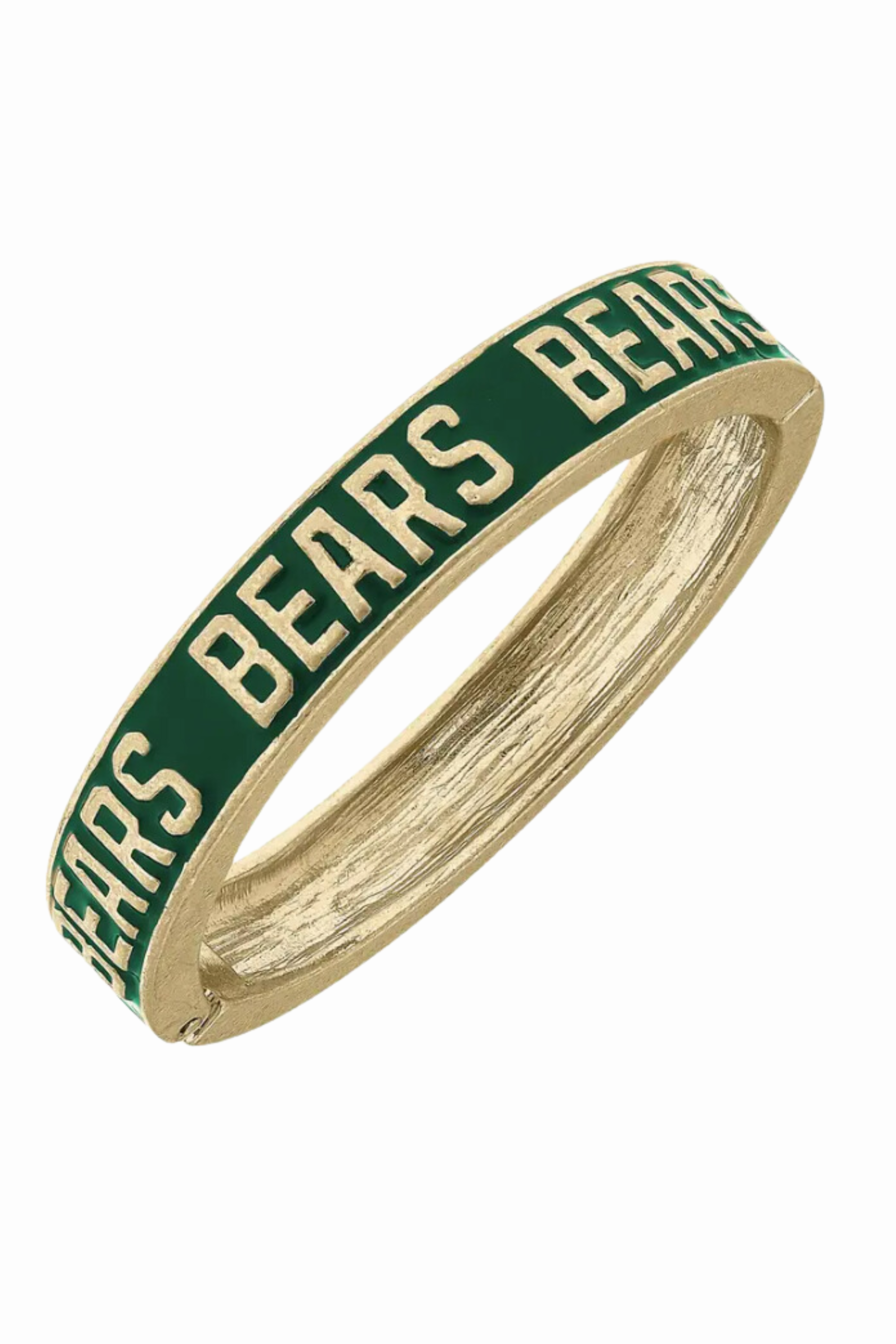 Hinge Bangle - Baylor Bears-Bracelets-Canvas Style-Go Big U, Women's Fashion Boutique Located in Dallas, TX