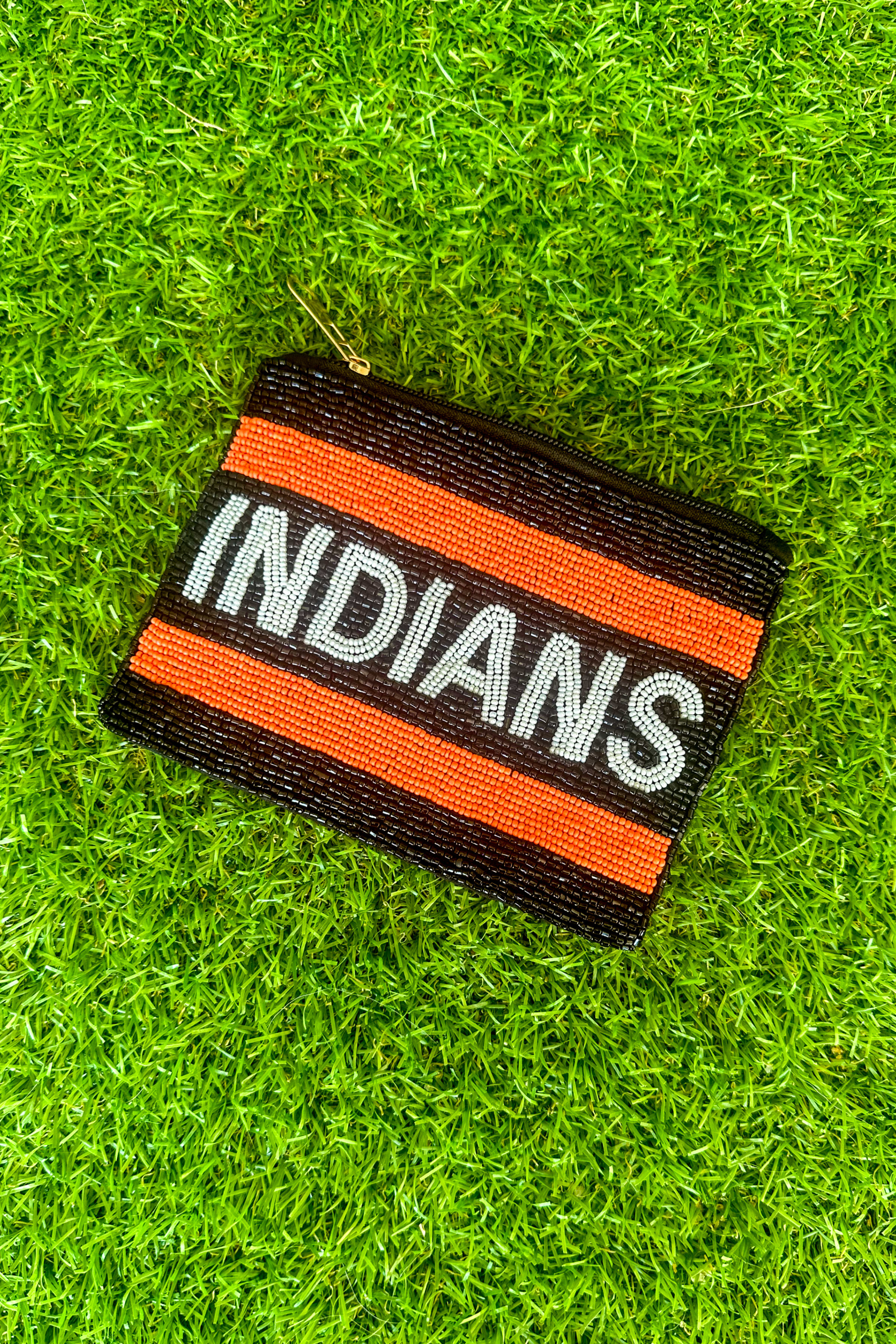 Indians Coin Purse-coin purse-Beautifully Beaded-Go Big U, Women's Fashion Boutique Located in Dallas, TX