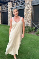 Vacay All Day Linen Dress-Dresses-LoveStitch-Go Big U, Women's Fashion Boutique Located in Dallas, TX