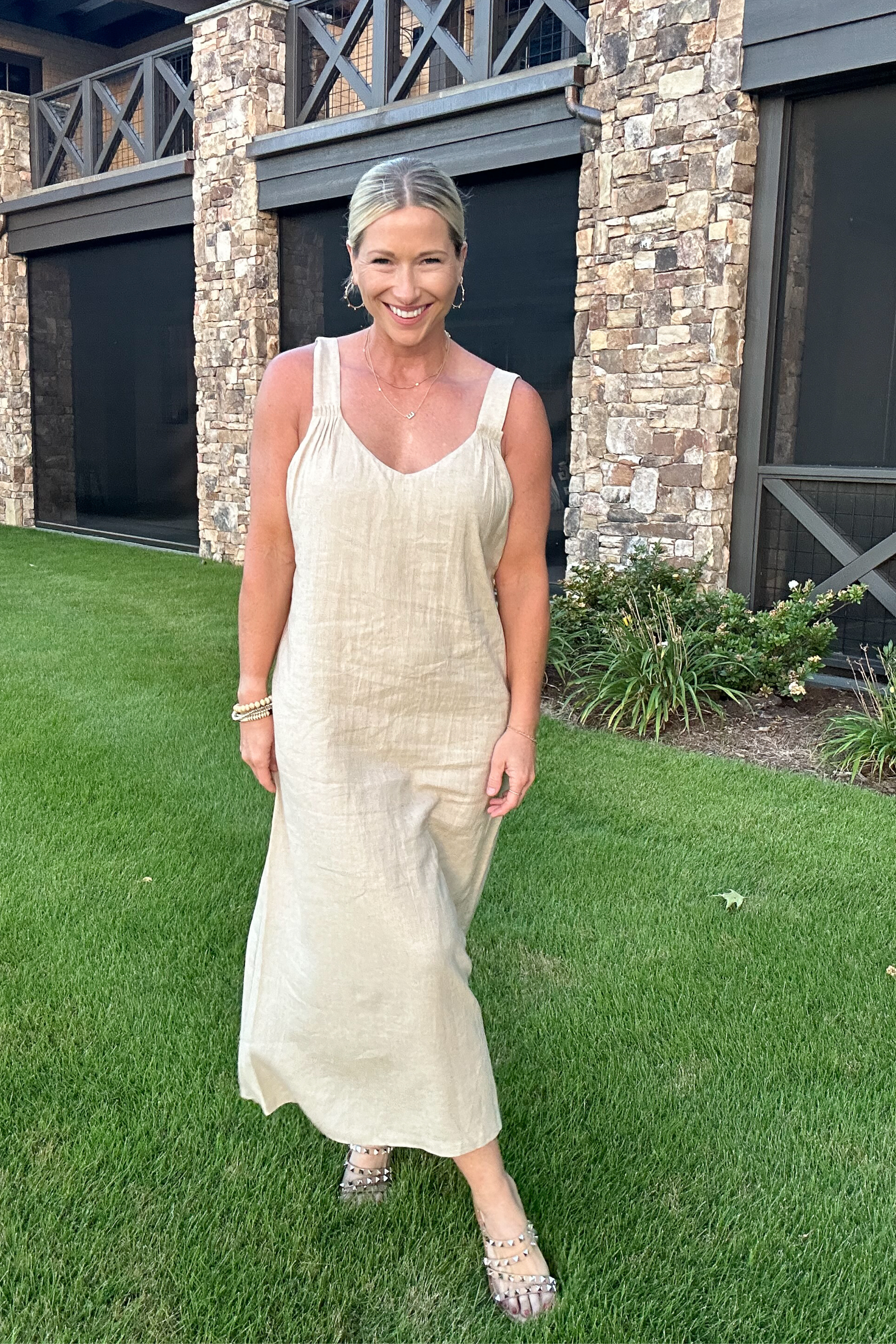 Vacay All Day Linen Dress-Dresses-LoveStitch-Go Big U, Women's Fashion Boutique Located in Dallas, TX