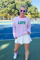 LOVE Sweater-Tennis Sweater-Town Pride-Go Big U, Women's Fashion Boutique Located in Dallas, TX