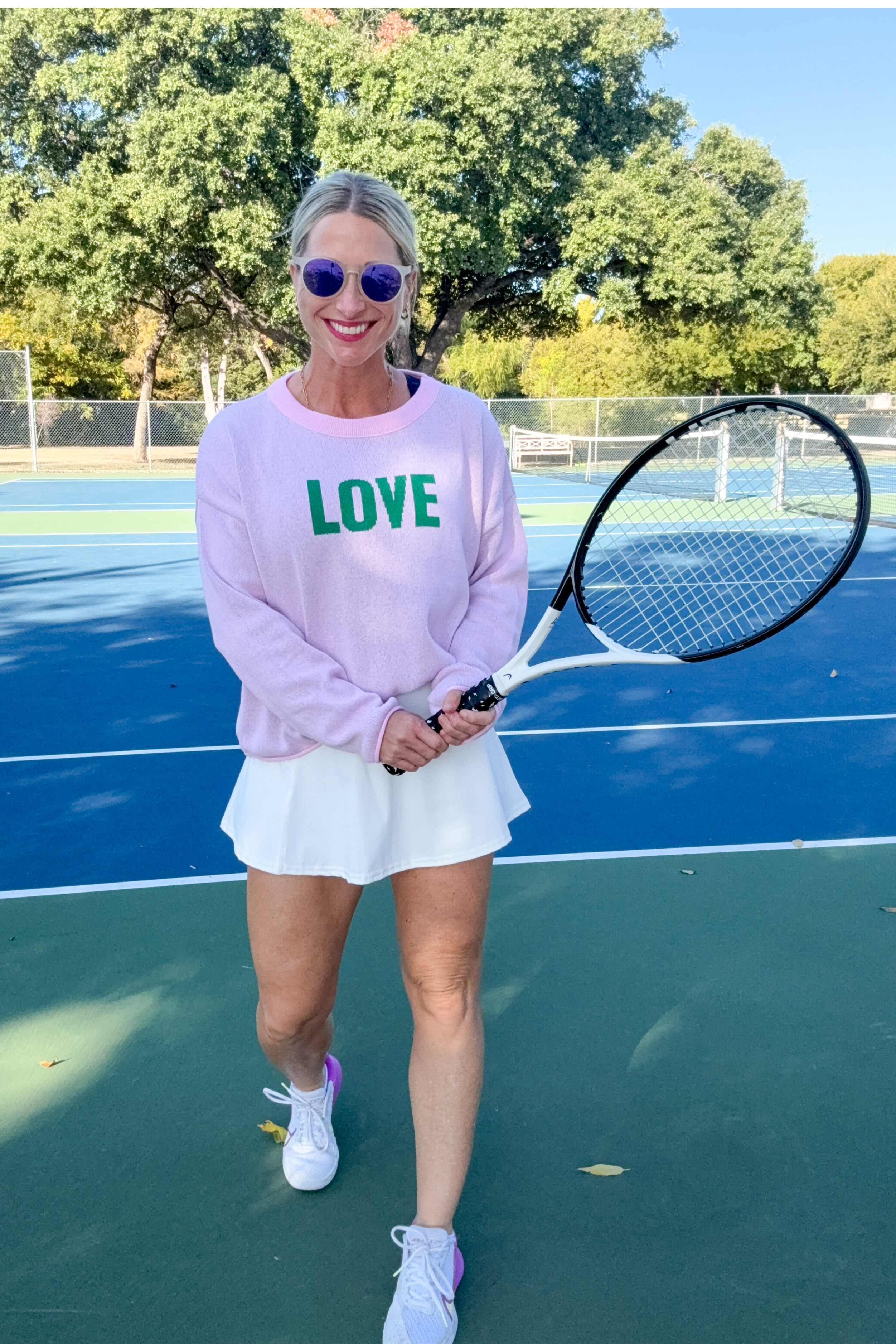 LOVE Sweater-Tennis Sweater-Town Pride-Go Big U, Women's Fashion Boutique Located in Dallas, TX