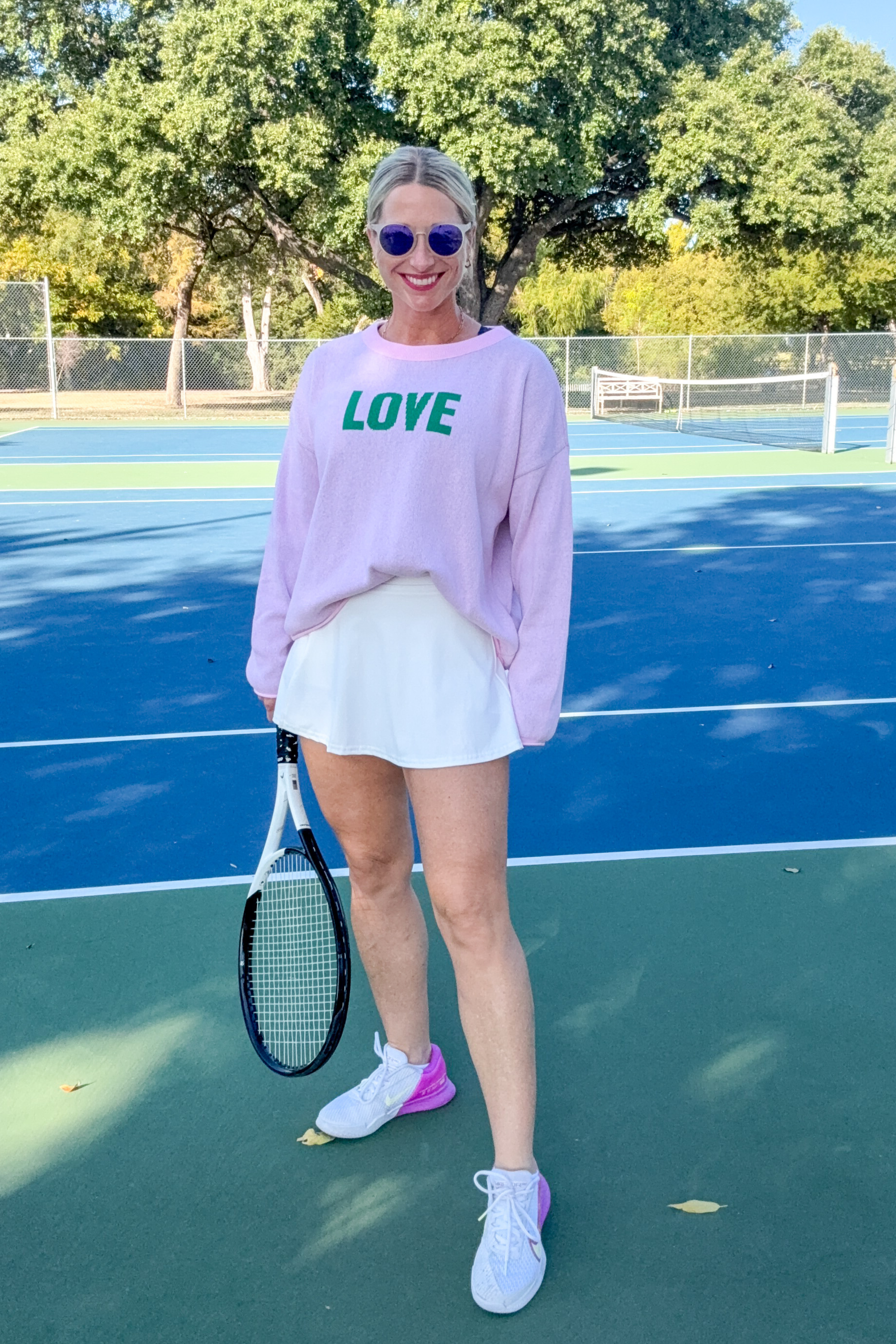 LOVE Sweater-Tennis Sweater-Town Pride-Go Big U, Women's Fashion Boutique Located in Dallas, TX