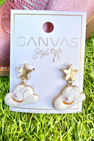 Cowboy Hat Earrings-Earrings-Canvas Style-Go Big U, Women's Fashion Boutique Located in Dallas, TX