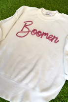 Custom Yarn Word Sweater-Custom Sweater-Go Big U-Go Big U, Women's Fashion Boutique Located in Dallas, TX